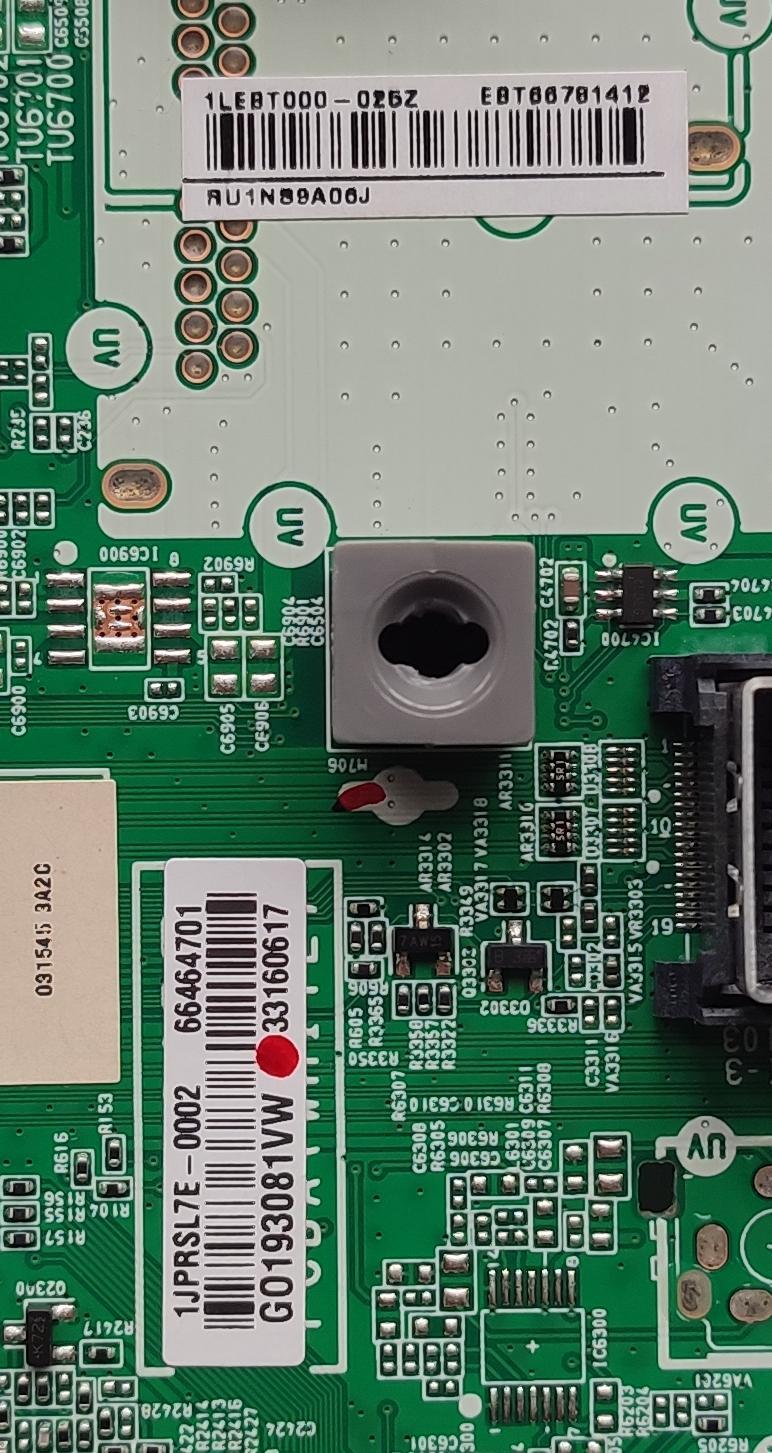 MAIN PARA TV LG / NUMERO DE PARTE EBT66781412 / EAX69487906(1.0) / 66464701 / 33160617 / PANEL NC550TQG-ABKH4 / DISPLAY HV550QUB-F1D / MODELO 55UP8000PUR	 - Imagen 3